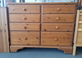 Pine chest of drawers