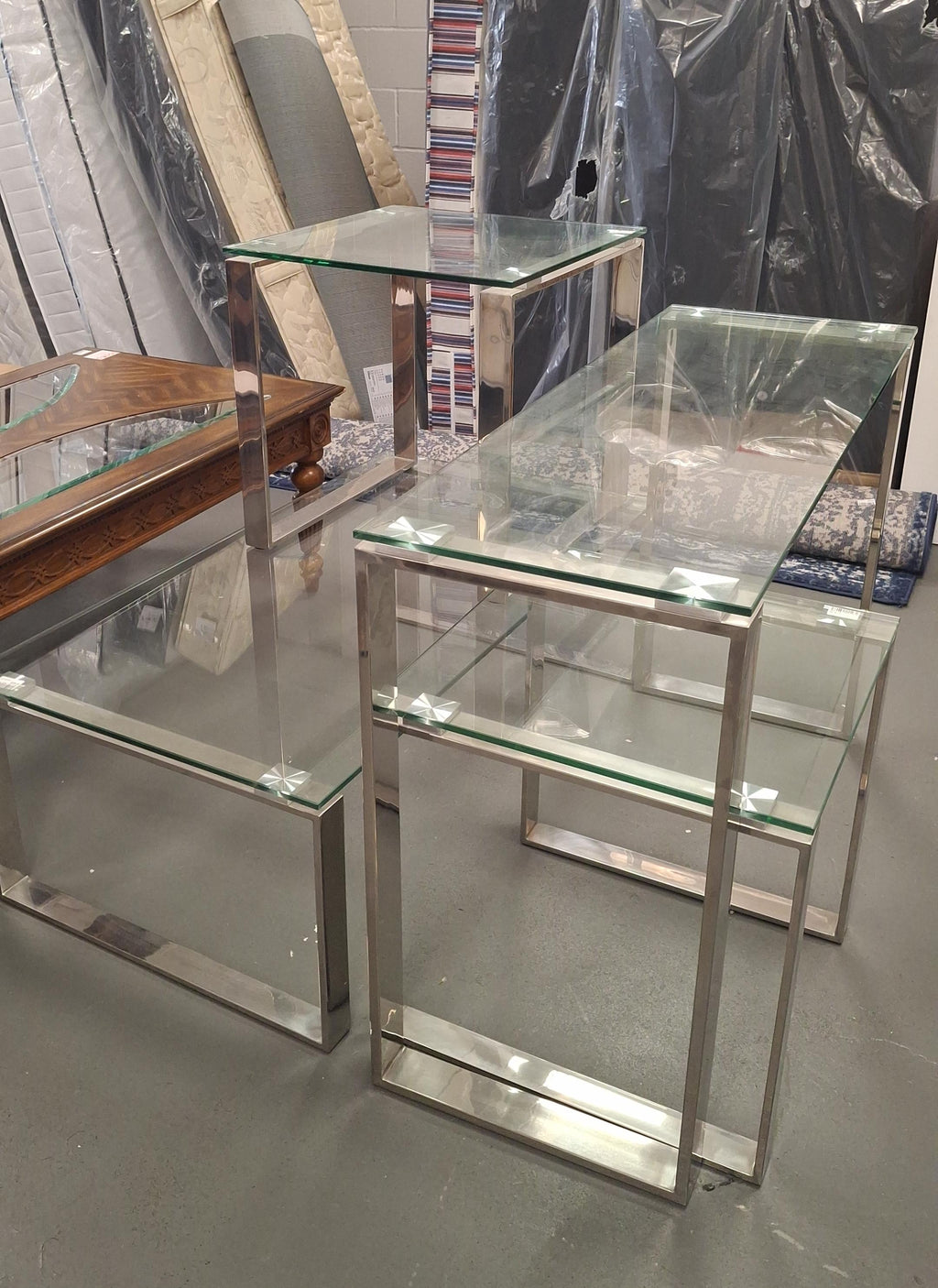 Glass tables