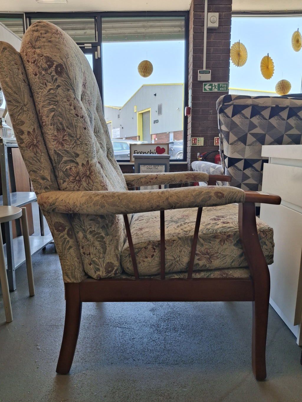 Floral Armchair