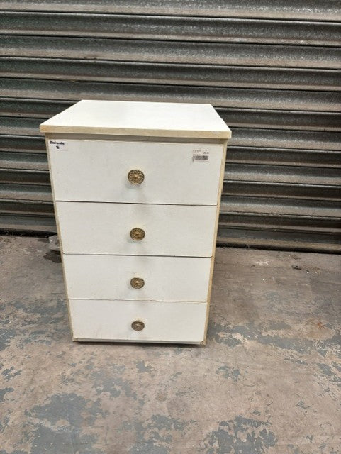 White Bedside Table
