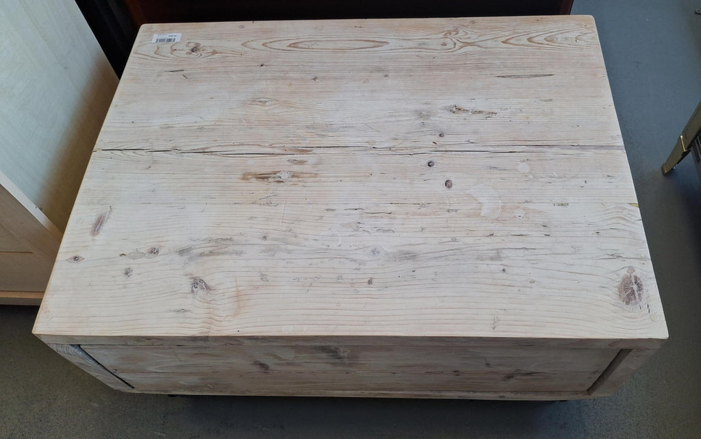 Rustic oak TV stand