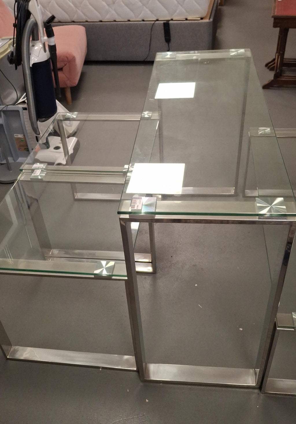 Glass tables