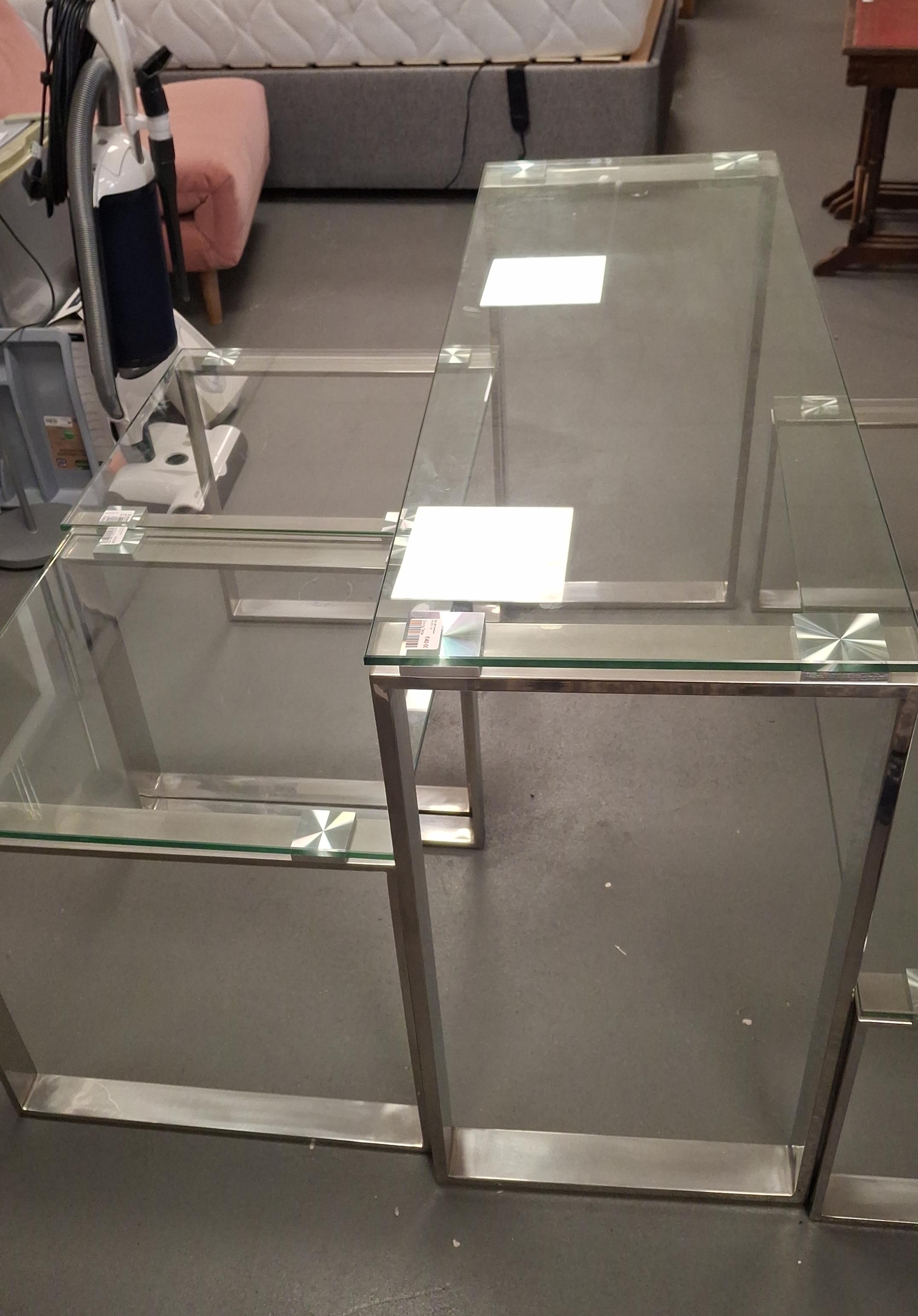 Glass tables