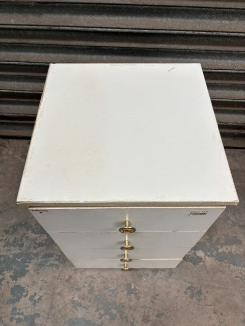 White Bedside Table