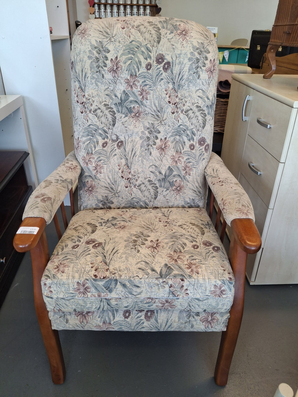 Floral Armchair