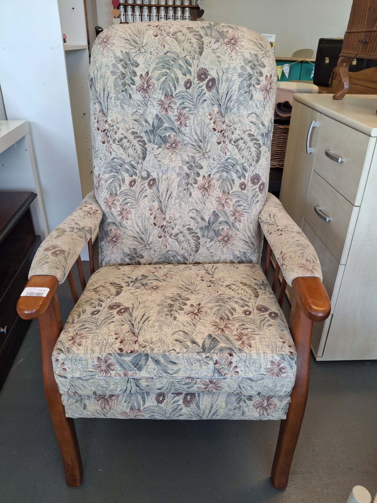 Floral Armchair