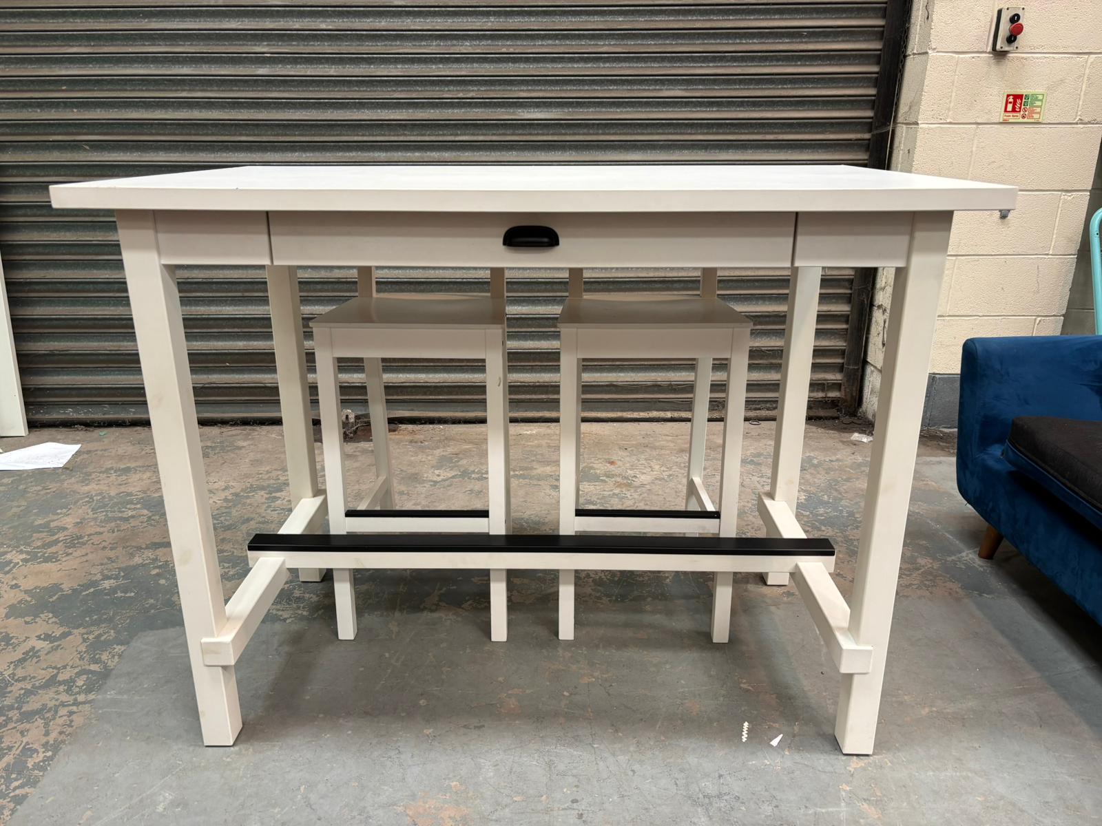 Ikea Bar Table & 2 Stools
