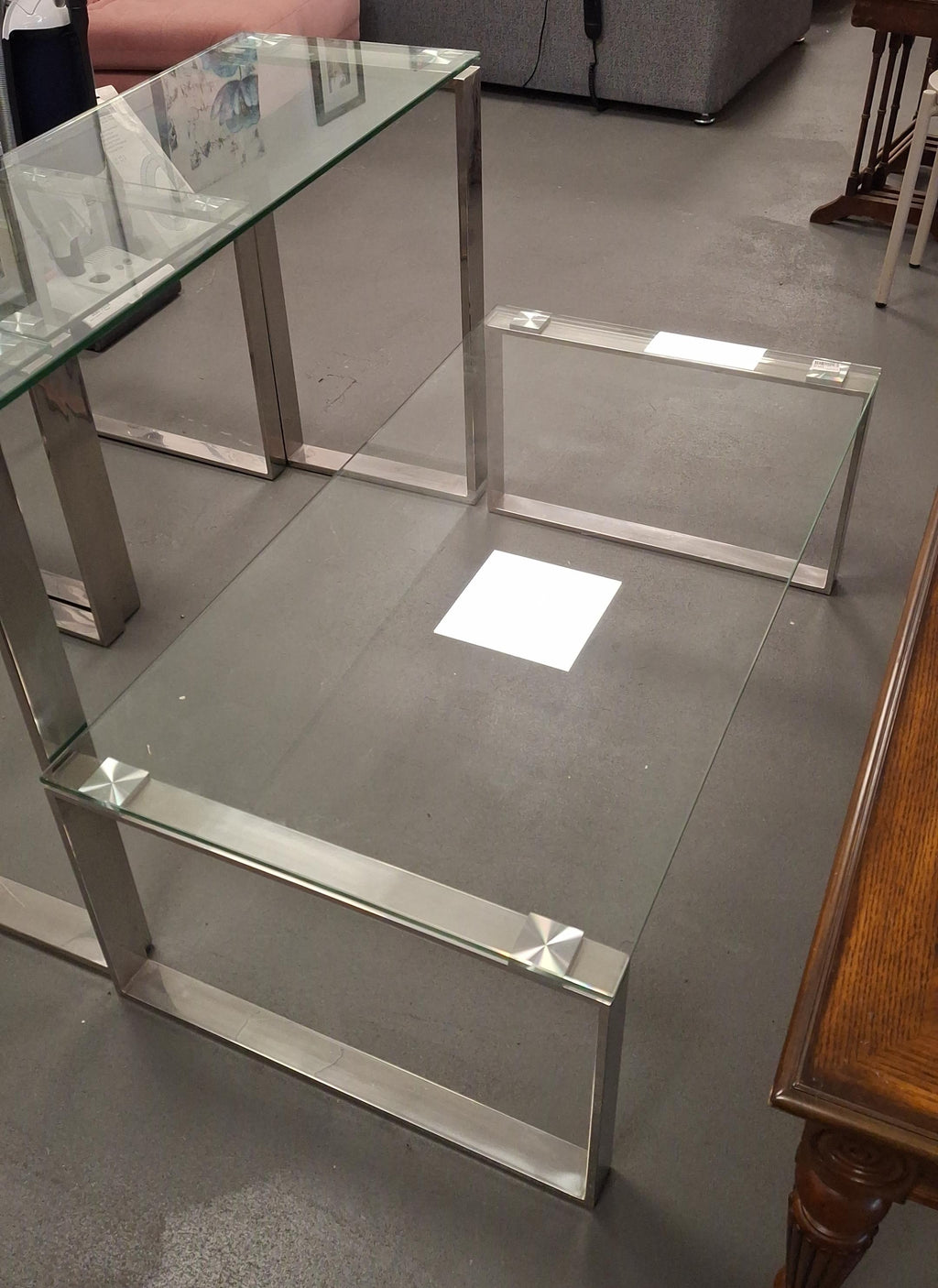 Glass tables