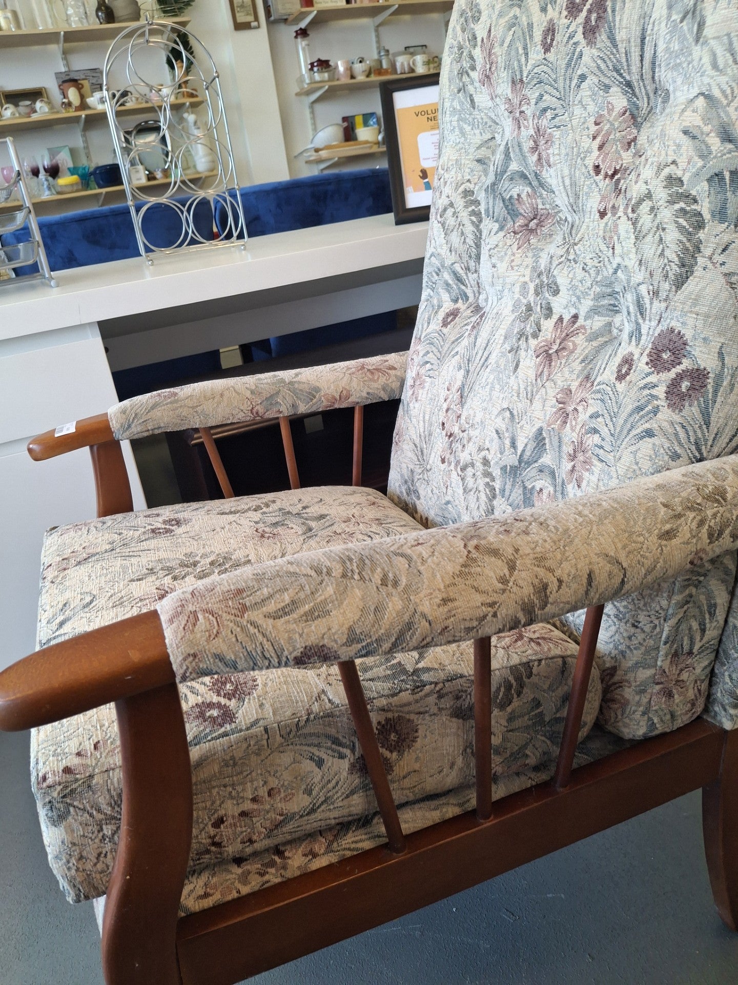Floral Armchair